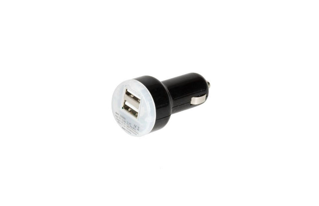 Cargador USB para coche 12/24V con doble puerto – 2,1A