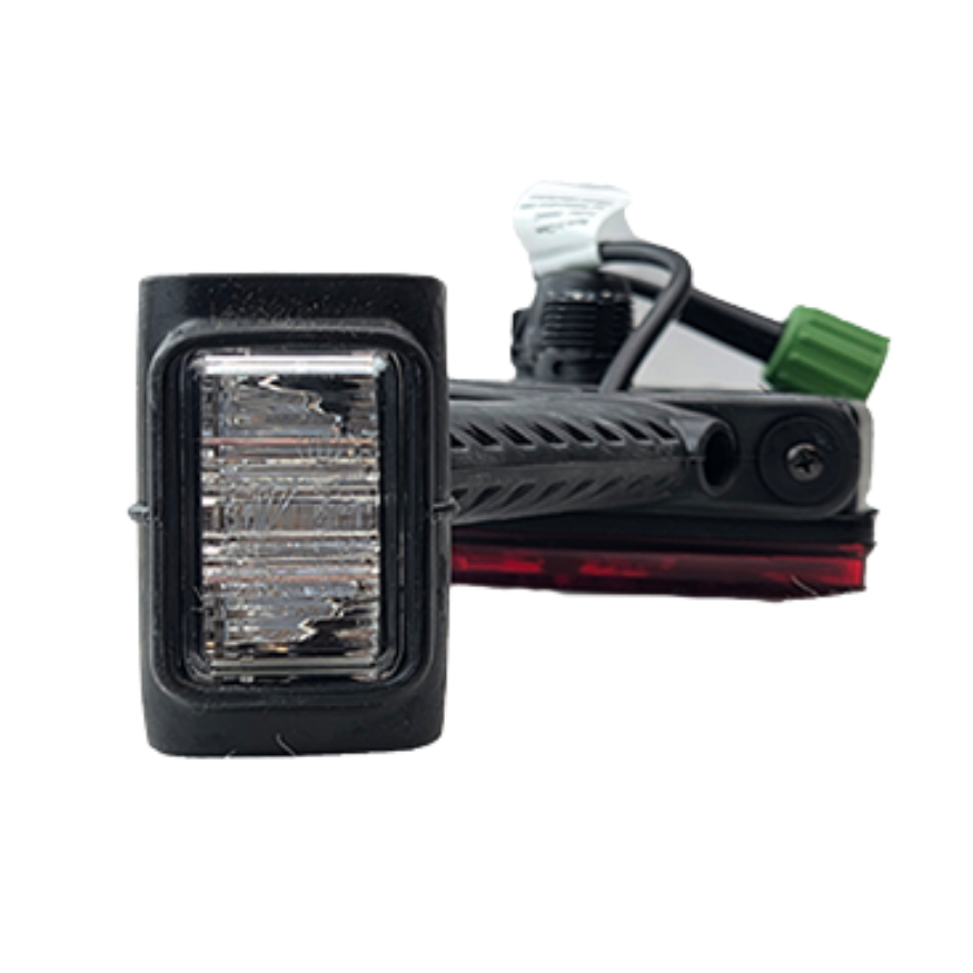 Aspöck Ecoled II Rückleuchte mit flexibler Gummilampe, 4-polig – für Anhänger