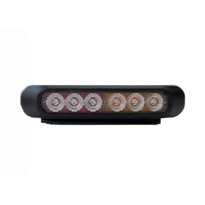 LED Rückleuchte 3 Funktionen, schlank, 12/24V