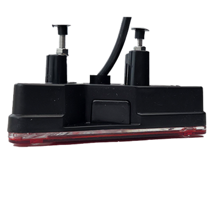 LED Rückleuchte, 4 Funktionen, dreieckig, links