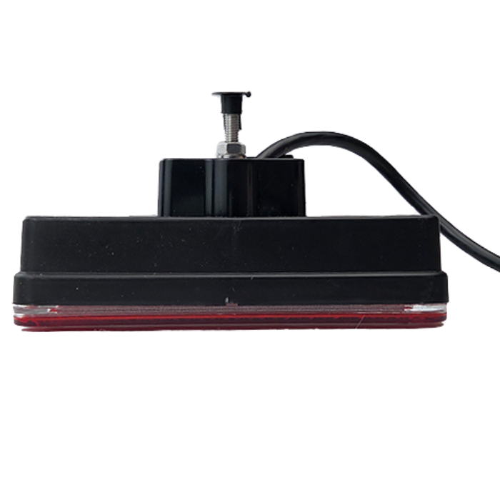 LED Rückleuchte, 4 Funktionen, dreieckig, links