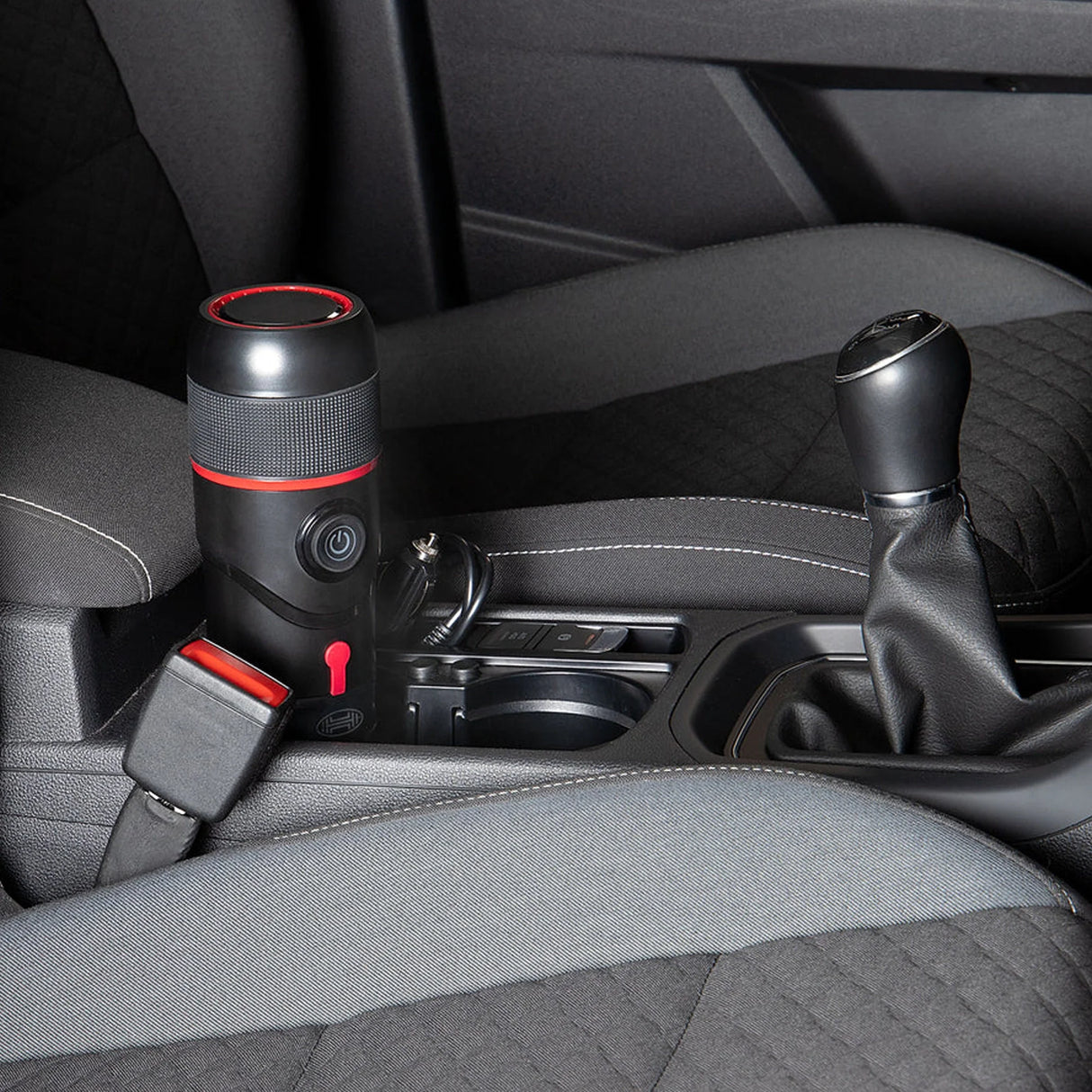 Macchina da caffè portatile da viaggio 12V per capsule e caffè macinato