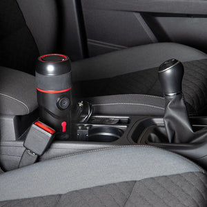 Macchina da caffè portatile da viaggio 12V per capsule e caffè macinato