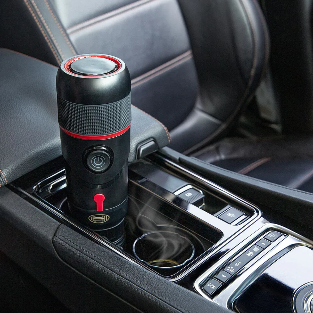 Macchina da caffè portatile da viaggio 12V per capsule e caffè macinato