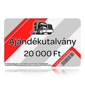 Tarjeta regalo para compras en Convoy