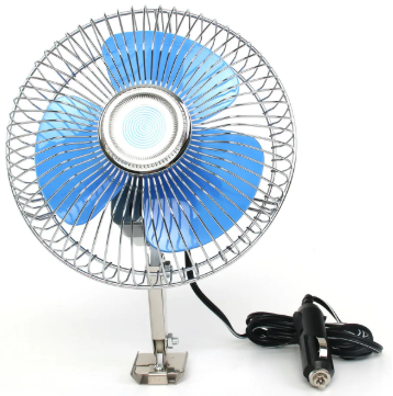 Auto-Ventilator 12V/24V – 20 cm, mit Clip oder Oszillation