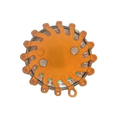 Wiederaufladbare LED-Sicherheitsleuchte mit Magnetbefestigung – Gelb, 9 Modi