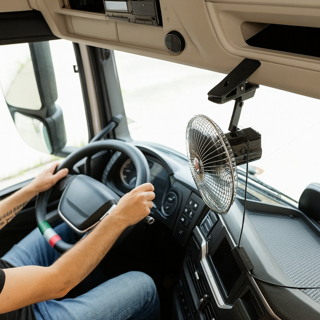 Ventilatore per Auto con Clip 24V Lampa – 25 cm