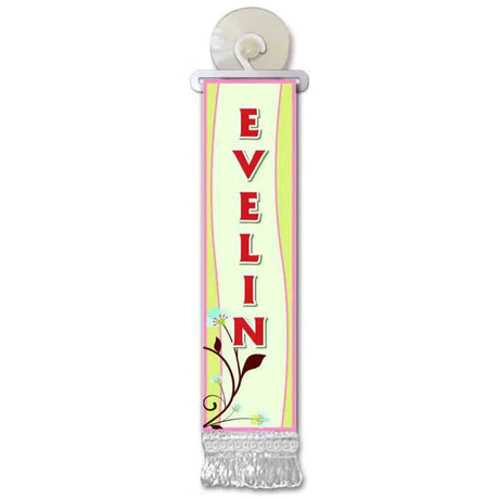 Mini bandera personalizada con nombre (A-E)