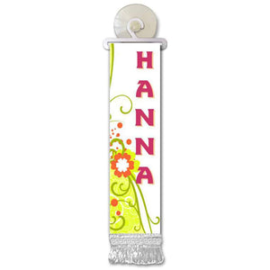 Mini-drapeau personnalisé avec prénom – Fixation ventouse