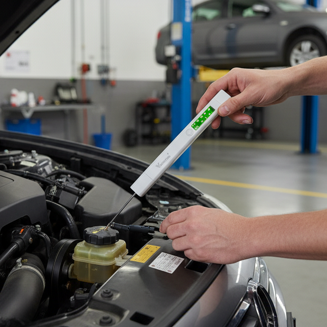 Bremsflüssigkeitstester mit LED-Anzeige