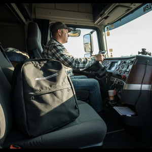 Sac à dos Hungarocamion gris au design épuré