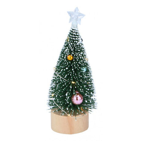 LED Weihnachtsbaum Deko 22,5 cm – Batteriebetrieben, 10 LEDs