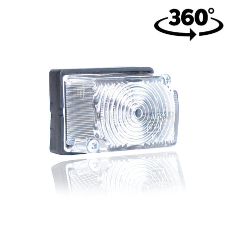 Kompakte Positionsleuchte Würfelform – Gelb, Rot oder Weiß