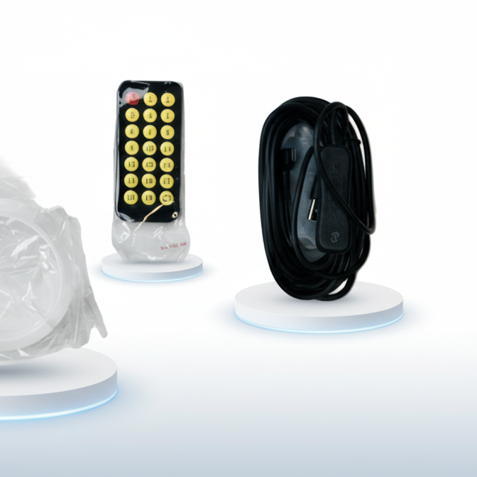 Set di Display LED con Occhi Animati, Telecomando e App – 12V, 590x120mm