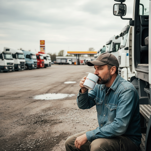Taza blanca Hungarocamion – 330 ml con logotipo clásico