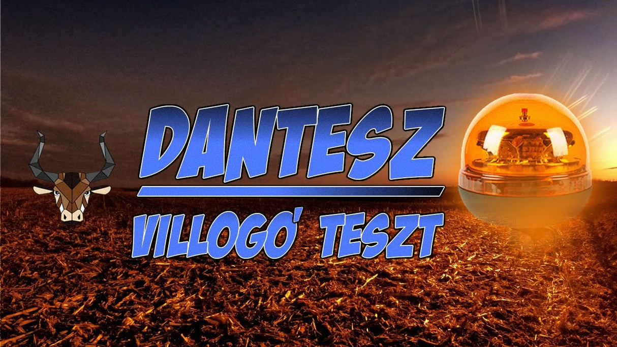 Gyrophare LED ultra-fin jaune 12/24V – 3 modes – Plusieurs fixations