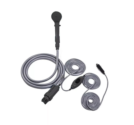 Douche de camping portable 12V avec prise allume-cigare