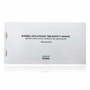 Formulario para Transporte de Mercancías a Granel – Bloc 50×2 Hojas