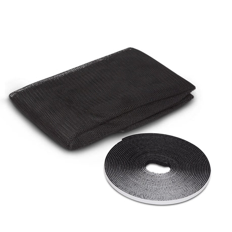 Fliegengitter 130 x 150 cm mit Klettband – Zuschneidbar & Wiederverwendbar