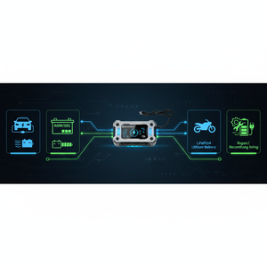 Chargeur de batterie 12V – Multi-modes, écran intelligent