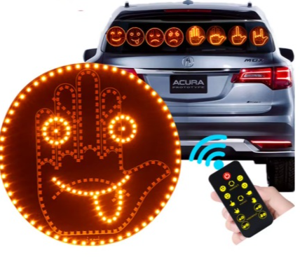 Display LED con Emoji e Gesti, con Telecomando